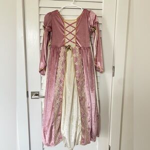 Girls Pink Medieval Princess Costume by Trish Scully. Size 12.